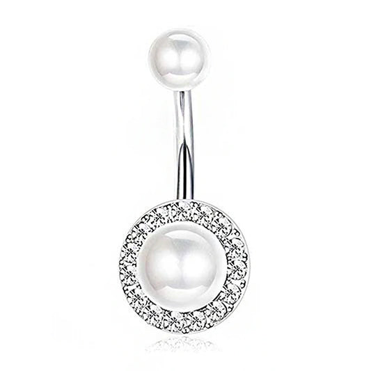 Piercing nombril pearl